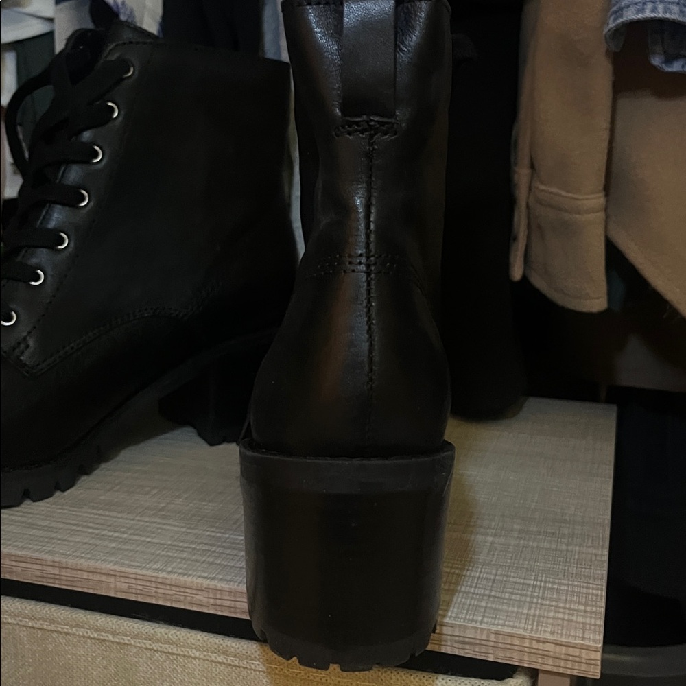 Aldo Black Lace-Up Ankle Boots, NIB 
Leather 
Never worn - Picture 2 of 6